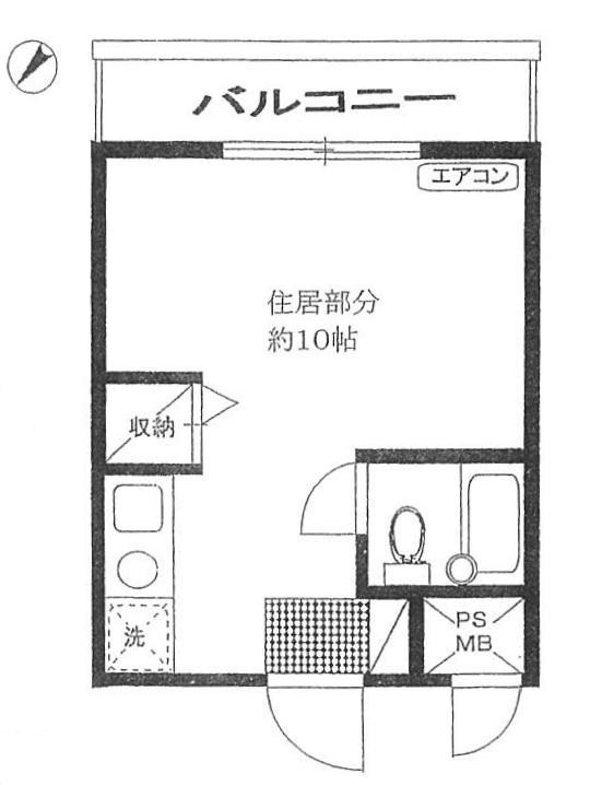 ガーデンプラザ21 202号室の間取り
