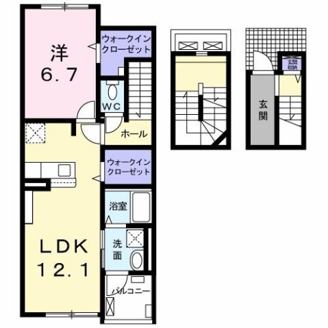 アルカンシェル暁の間取り