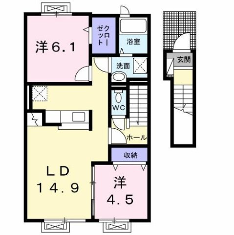ハイグレイスの間取り