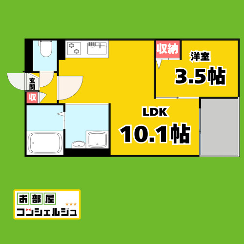 Jack todanishiⅠの間取り