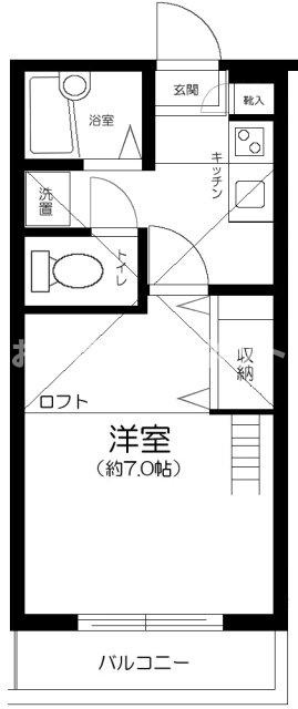 ジュネス３３Ｂ【おとり物件なし】#学生・社会人にオススメ！初期費用分割払いOK！の間取り