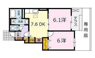 ティ・シュティル　Ⅰ番館の間取り