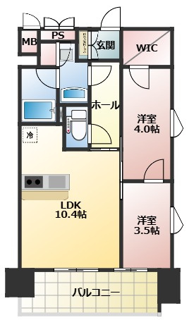 STANDZ新大阪の間取り