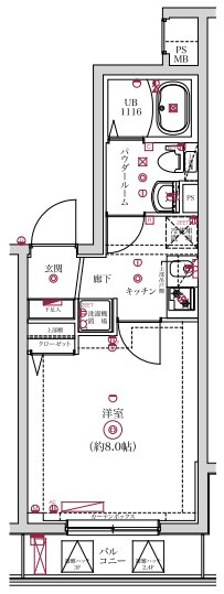 レンティーヴァ綾瀬の間取り