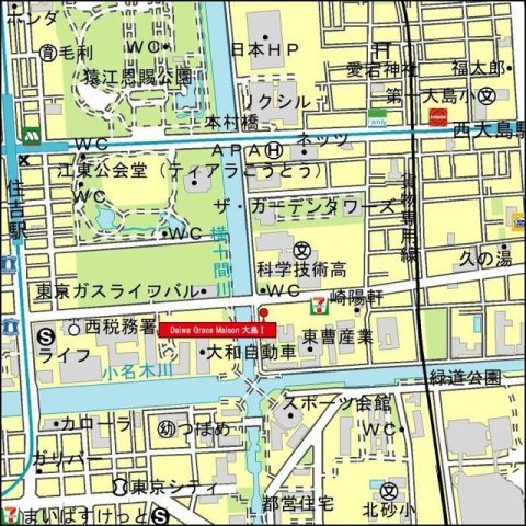 Ｄａｉｗａ　Ｇｒａｃｅ　Ｍａｉｓｏｎ　大島Ⅰの地図