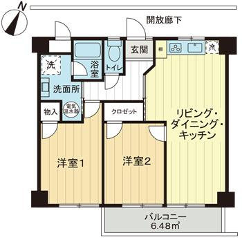 ルミネ木場公園の間取り