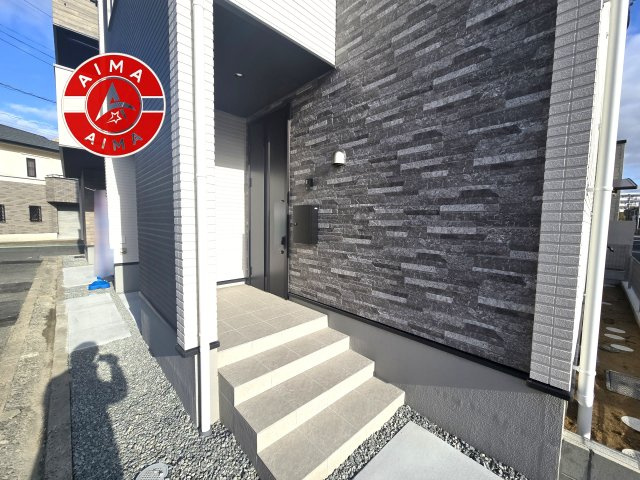 福岡市早良区南庄3丁目第2-2棟（1号棟）の外観：施工例|おでかけの時も帰った時も、「我が家」を最初に感じでもらえる素敵な空間に。