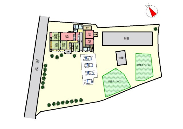 丹波市山南町岩屋の中古一戸建の区画図