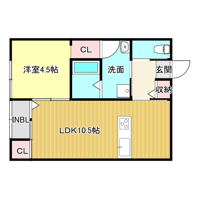 NUOVO　Bの間取り