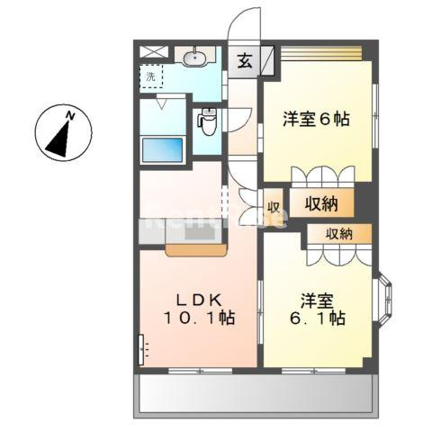 ルミナスハイムの間取り