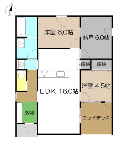 【間取り】 | 新築住宅　高知市鴨部（平屋）