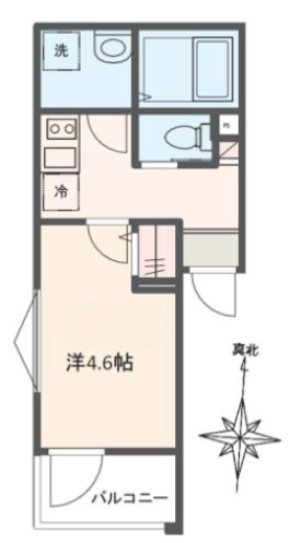 MELDIA八広Ⅳの間取り