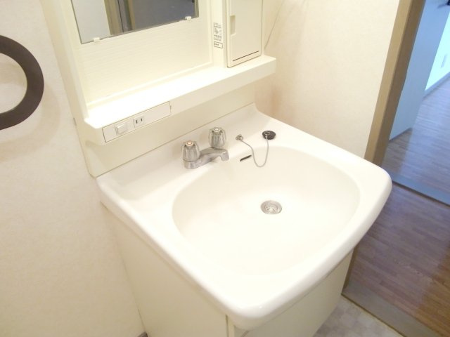 ハーモニーマンションD棟の洗面所