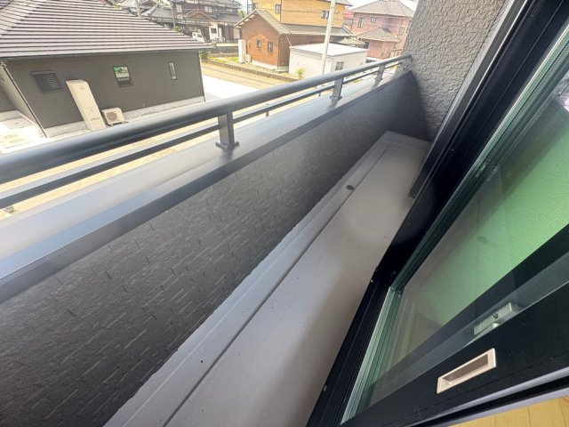 柳川市高島　新築オール電化3LDKのバルコニー