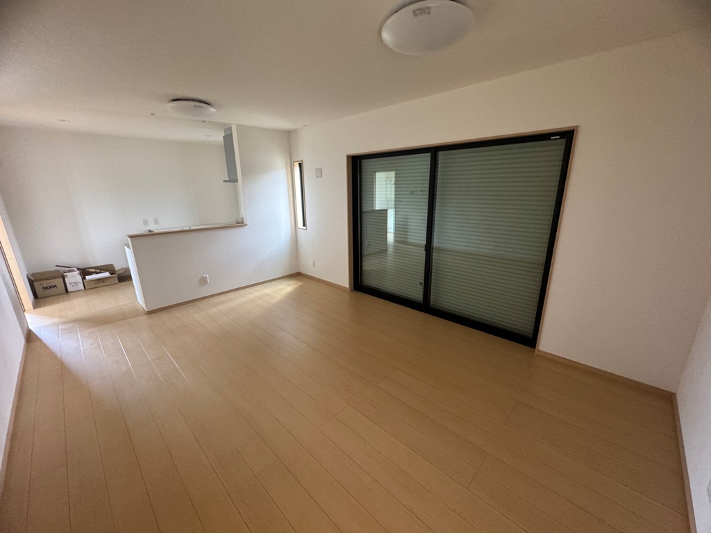 柳川市高島　新築オール電化3LDKの居間・リビング