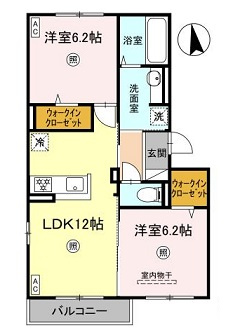 Contentoの間取り