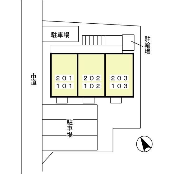 ソレイユの区画図