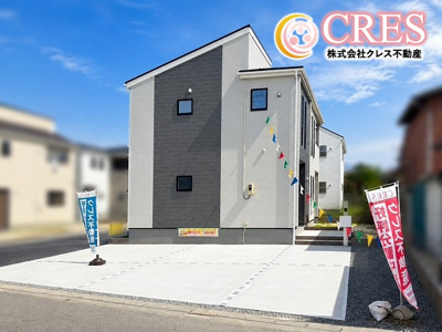 【前面道路含む現地写真】 | ☆☆☆新築分譲　四倉町上仁井田２期H　長期優良住宅　全６棟！！残２棟！！ | 現地です！ご見学できます♪