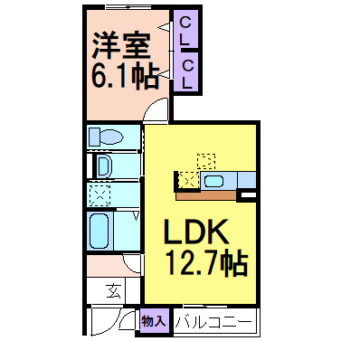 アラモードヴィラの間取り|掲載写真は同建物・角住戸のお部屋です。現況優先といたします。