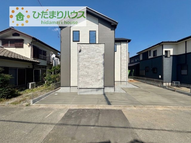 【外観】 | 龍ケ崎市小通幸谷町1期　新築戸建 | デザイナーズのようなお洒落な外観です(^^♪