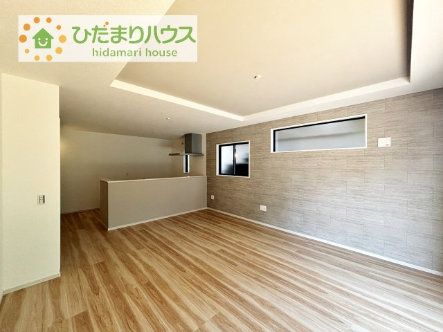 【居間・リビング】 | 龍ケ崎市小通幸谷町1期　新築戸建 | お友達や親戚とホームパーティもいいですね(*^^*)
