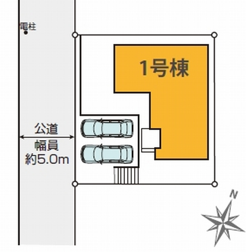 【仲介手数料０円】海老名市国分寺台8期　新築一戸建ての区画図|海老名市国分寺台8期　新築一戸建て