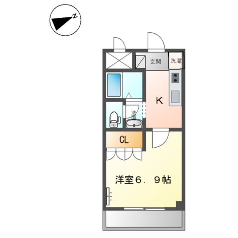 エスポアール堅田の間取り