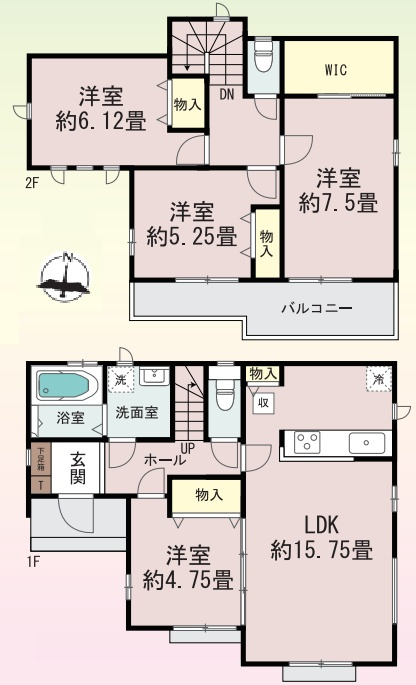 明石市大久保町八木　新築一戸建ての間取り|A号地