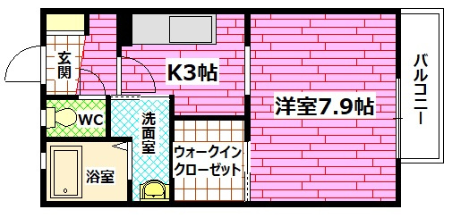 カーサA棟の間取り