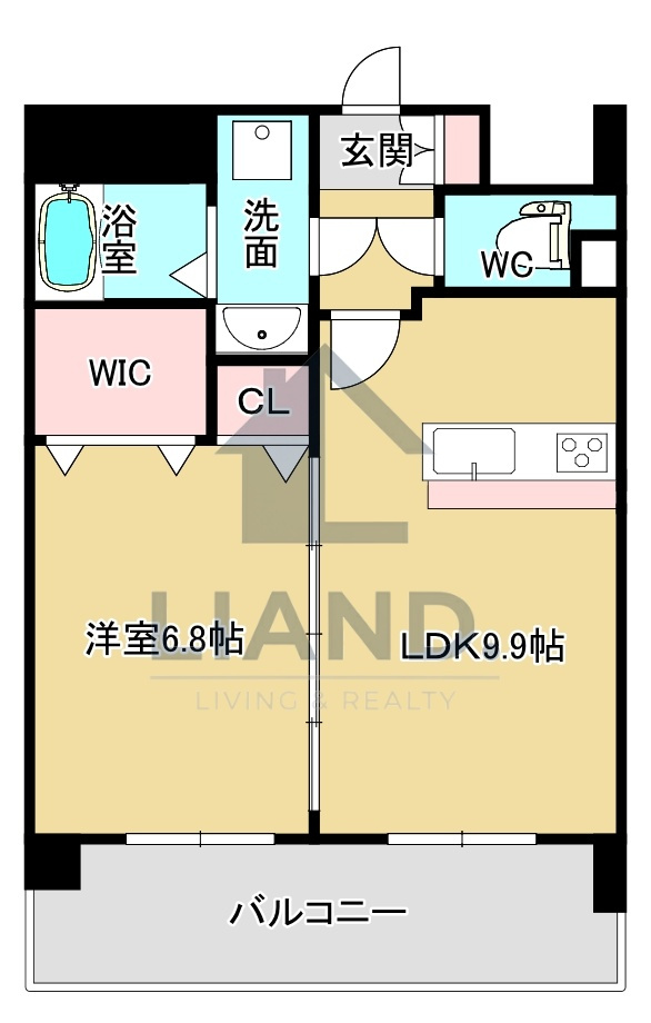 ドミール箱崎ＭⅢ　馬出小学校区の間取り|ドミール箱崎ＭⅢ