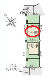 【区画図】 | Terrechez宇治市明星町２期 | 区画図