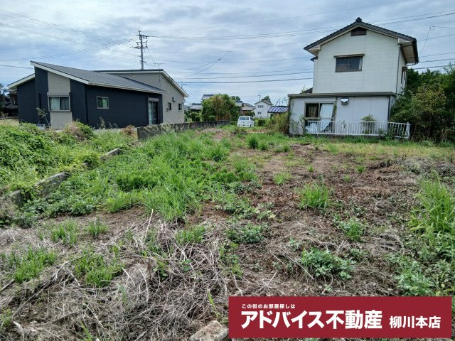 柳川市東蒲池の売地の外観