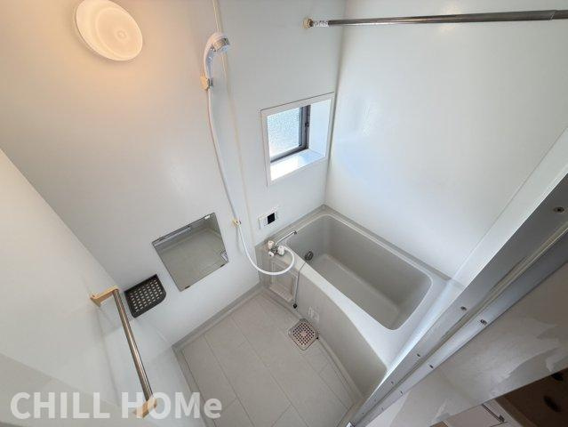 伊勢崎市下触町のアパートの浴室|当社、チルホームのHPもご覧ください(^^)/物件情報多数♪