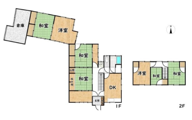 姫路市広畑区才の中古一戸建の間取り