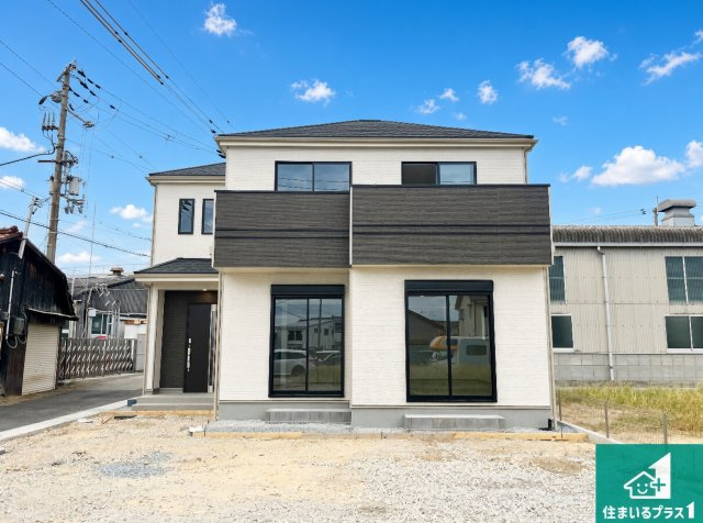 明石市大久保町八木　新築一戸建ての外観|安心の10年保証！外観を美しく保ち、雨水で汚れを落とします！気になることがありましたら、お気軽にお問い合わせください！