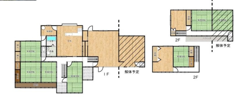 姫路市夢前町杉之内の中古一戸建の間取り