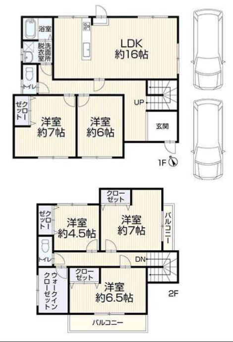姫路市御立西４丁目の中古一戸建の間取り