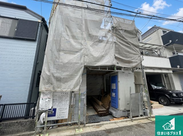 宝塚市南ひばりガ丘　新築一戸建ての外観|現在建築中！落ち着いた街並みで新生活を始めることが出来そう！周辺の物件も併せてご紹介させて頂きます！
