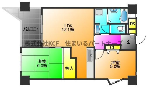 アルテハイム宮ノ陣の間取り