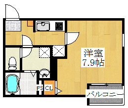ベル・ノワール王子の間取り|間取りです☆