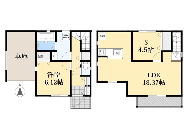 入間郡毛呂山町前久保南第9　新築戸建の間取り