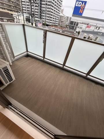 プレジオ御幣島ASIANのバルコニー|陽当たり良好なバルコニーです