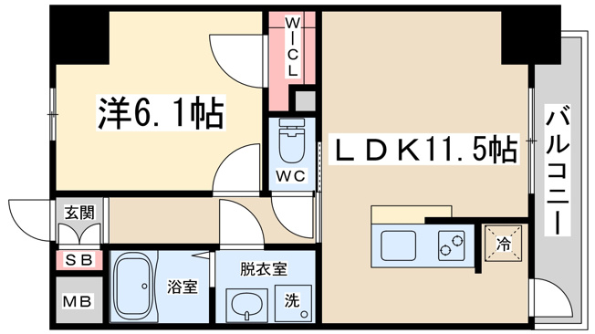 【間取り】 | エスレジデンス新大阪駅前