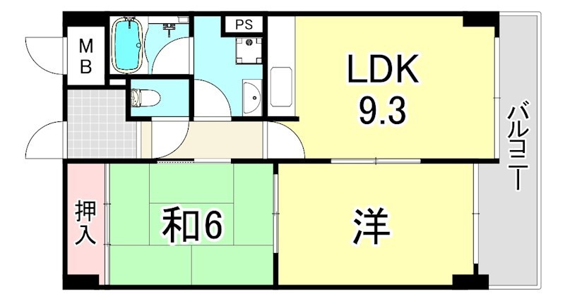 アルトピノ姫島の間取り