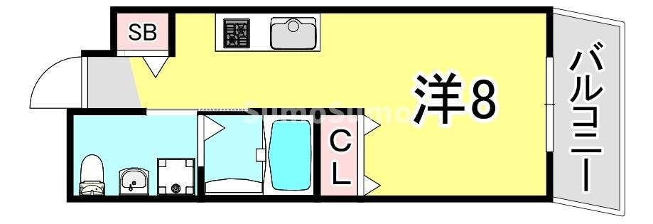 Giulia須磨浦Ⅱの間取り