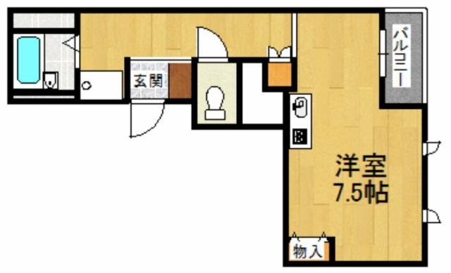シーホースビルの間取り