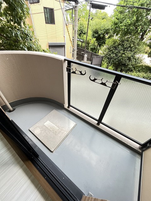 オード夙川のバルコニー