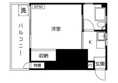 マンションうぐいすの間取り