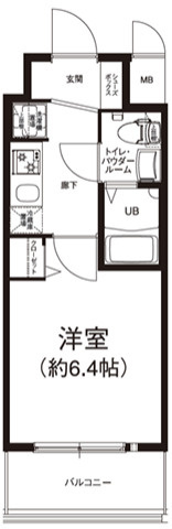 エグゼ大阪DOME CITYシエルの間取り