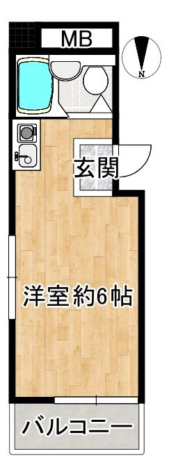 甲南本山コーポラスの間取り